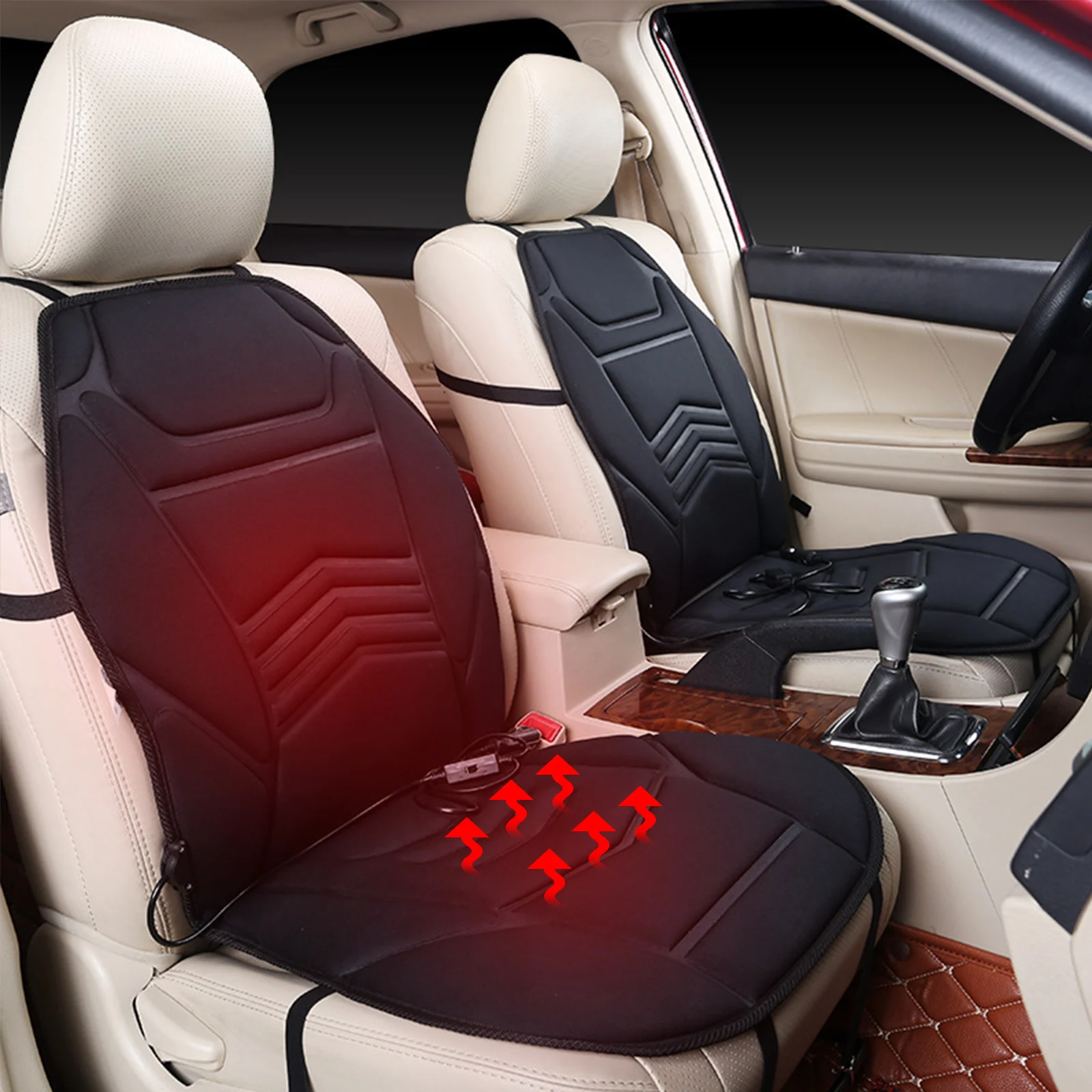 New Style Universal Car Seat Heating Pad Car Seat Heating Seat Cover 12V Heated Car Seat Cover Front Chair For Cars Truck SUV
New Style Universal Car Seat Heating Pad Car Seat Heating Seat Cover 12V Heated Car Seat Cover Front Chair For Cars Truck SUV