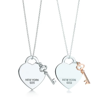 Charm necklace 1:1 small key women DIY heart charm jewelry gift clavicle chain
Charm necklace 1:1 small key women DIY heart charm jewelry gift clavicle chain