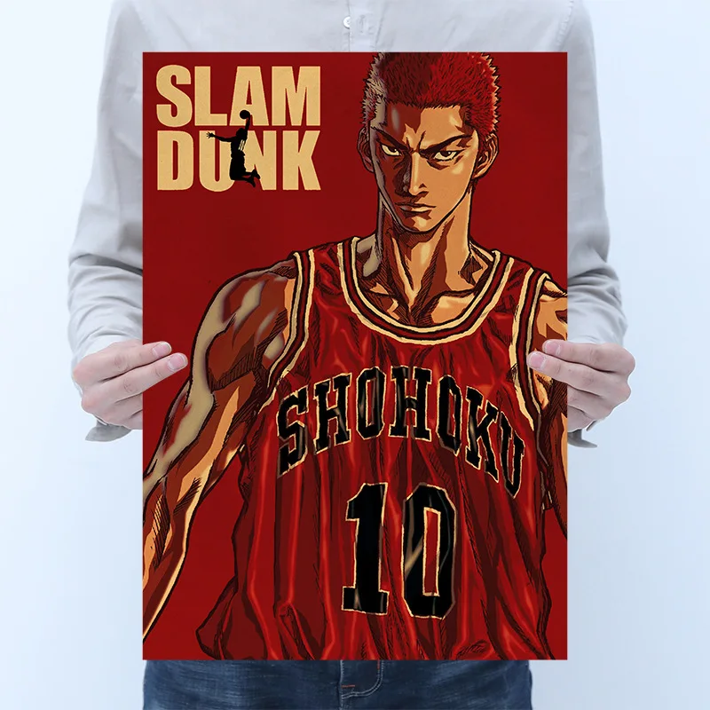 Anime Slam Dunk Retro Kraft Paper Poster Room Decoration Home Decoration Painting Wall Sticker Picture
Anime Slam Dunk Retro Kraft Paper Poster Room Decoration Home Decoration Painting Wall Sticker Picture