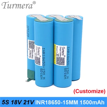 5s 18v 21v battery 18650 pack inr18650-15mm 1500mah 25a welding battery for screwdriver battery and vacuum cleaner customized
5s 18v 21v battery 18650 pack inr18650-15mm 1500mah 25a welding battery for screwdriver battery and vacuum cleaner customized