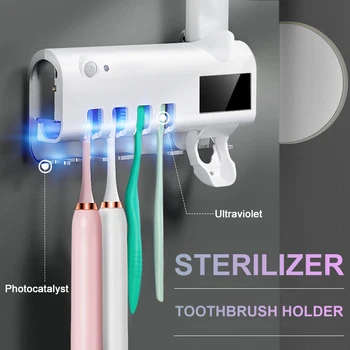 Solar Energy UV Sterilizer Toothbrush Disinfectant Cleaning Agent Storage Bathroom Toothpaste Dispenser Holder uv Sanitizer
Solar Energy UV Sterilizer Toothbrush Disinfectant Cleaning Agent Storage Bathroom Toothpaste Dispenser Holder uv Sanitizer