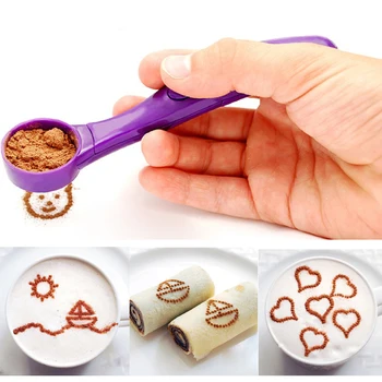 New Magic Spice Spoon Electric Coffee Cake Printing Spoon Cake Decorating Tools Portable Printing Machine With 16 Fancy Patterns
New Magic Spice Spoon Electric Coffee Cake Printing Spoon Cake Decorating Tools Portable Printing Machine With 16 Fancy Patterns