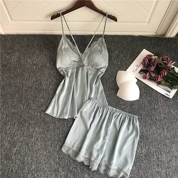 Sexy Women Satin Lace Casual Loose Sleeveless Sleepwear Babydoll Nightwear Backless pure color Homewear Sling Summer Clothes
Sexy Women Satin Lace Casual Loose Sleeveless Sleepwear Babydoll Nightwear Backless pure color Homewear Sling Summer Clothes