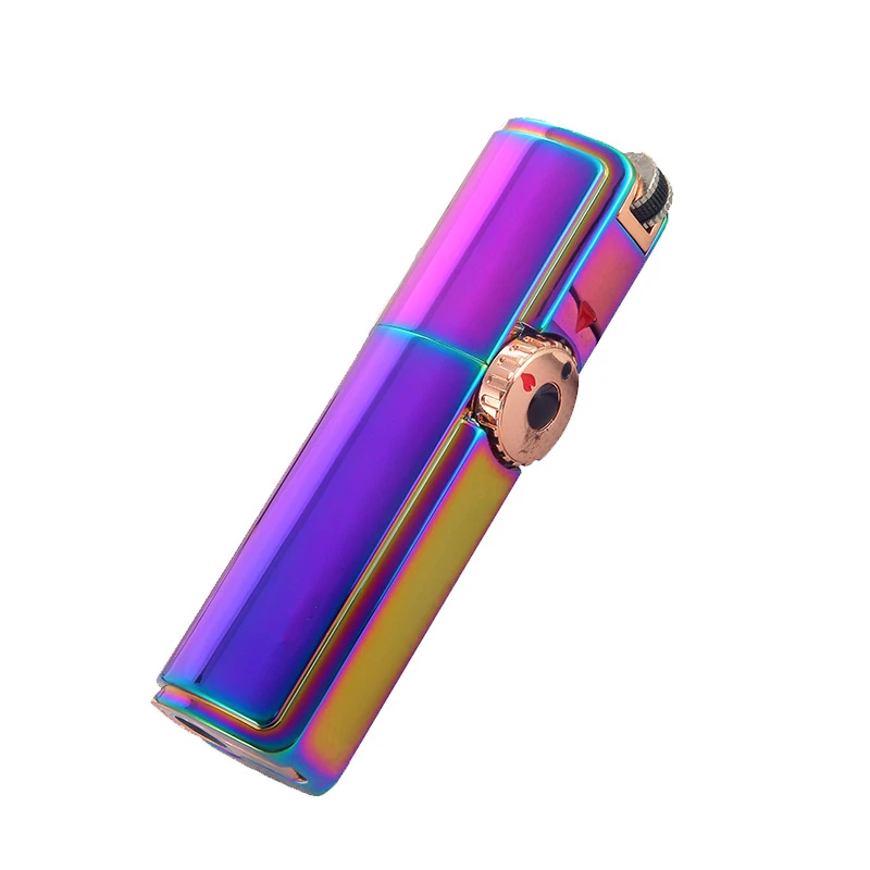 Brand Grinding Wheel Compact Butane Jet Lighter Gas Torch Turbo Lighter Windproof Metal Cigar Lighter GAS Fixed Fire
Brand Grinding Wheel Compact Butane Jet Lighter Gas Torch Turbo Lighter Windproof Metal Cigar Lighter GAS Fixed Fire