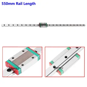 HighQ 550mm Miniature CNC Linear Rail Sliding Motion Mini Slide Rail Linear Guide W/ MGN12H Sliding Block for CNC 3D Printer DIY
HighQ 550mm Miniature CNC Linear Rail Sliding Motion Mini Slide Rail Linear Guide W/ MGN12H Sliding Block for CNC 3D Printer DIY