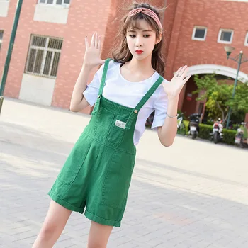 Fashion Summer Shorts Denim Romper Womens Jumpsuit Solid Pockets One Piece Jumpsuit Playsuit Plus Size Casual Jean Overalls 
Fashion Summer Shorts Denim Romper Womens Jumpsuit Solid Pockets One Piece Jumpsuit Playsuit Plus Size Casual Jean Overalls