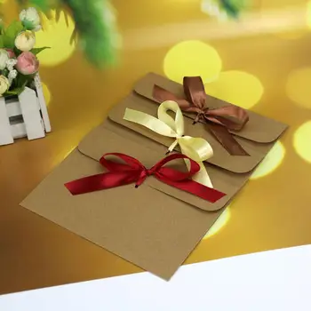 50Pcs Kraft Paper Envelopes with Bowknot for Wedding Invitations Greeting Drop Shipping Wholesale Cheapest
50Pcs Kraft Paper Envelopes with Bowknot for Wedding Invitations Greeting Drop Shipping Wholesale Cheapest