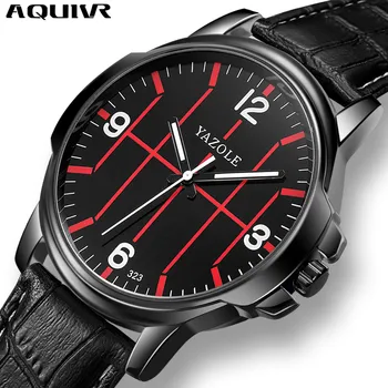 Men's Watches Fashion Leather Quartz Watch Men Casual Sports Male erkek kol saati Wristwatch Montre Hombre Relogio Masculino 
Men's Watches Fashion Leather Quartz Watch Men Casual Sports Male erkek kol saati Wristwatch Montre Hombre Relogio Masculino