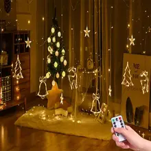 Christmas tree deer bells string lights Garland String Fairy Lights Outdoor For Home Wedding Party New Year Decor
Christmas tree deer bells string lights Garland String Fairy Lights Outdoor For Home Wedding Party New Year Decor