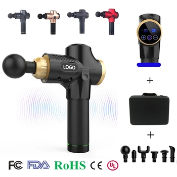 Powerful LCD Display Massage Gun Fascia Gun Electric Massager Slimming Shaping Muscle Relax Body Massager With 6 Message Heads
Powerful LCD Display Massage Gun Fascia Gun Electric Massager Slimming Shaping Muscle Relax Body Massager With 6 Message Heads