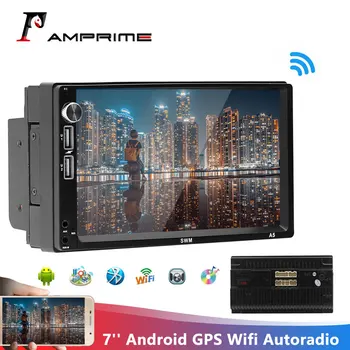 AMprime Android Car Radio 2 Din Autoradio 7'' Touch Screen Car Multimedia Player GPS Wifi MP5 Bluetooth FM radios Backup Monitor
AMprime Android Car Radio 2 Din Autoradio 7'' Touch Screen Car Multimedia Player GPS Wifi MP5 Bluetooth FM radios Backup Monitor