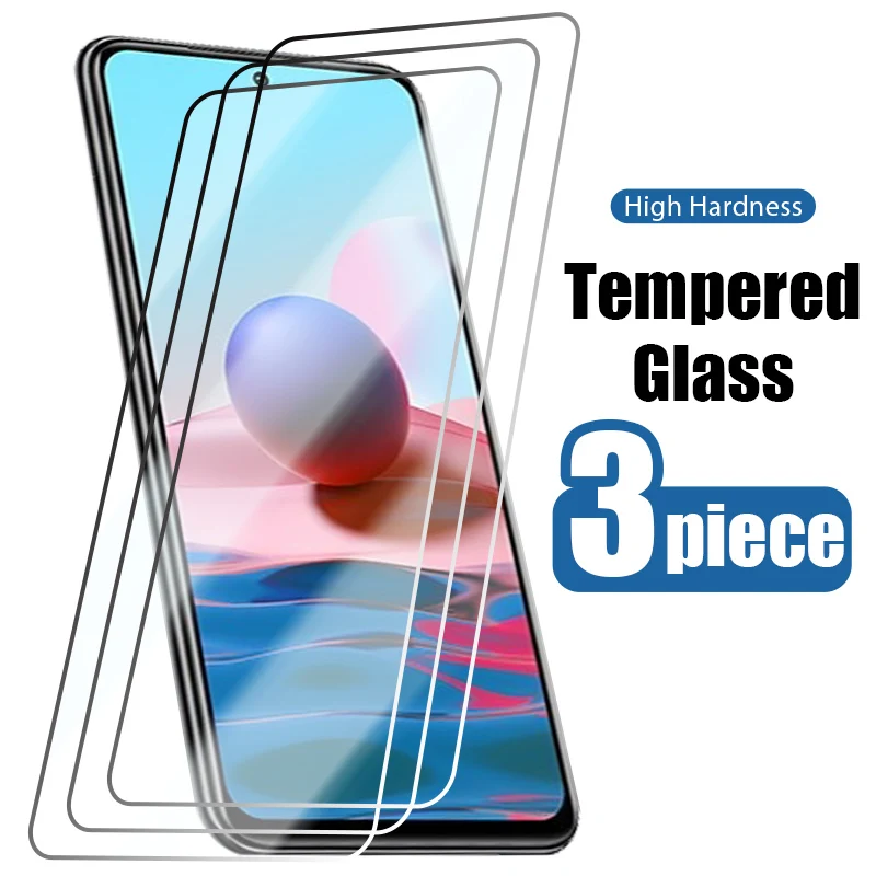 3PCS/Lot Glass for Redmi Note 10 Pro 10S Note10 Protective on Xiaomi 9 9S 9T 9A 9C Screen Protector | Мобильные телефоны и