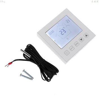Wifi Programmable Touch Screen Thermostat for Floor Electric System Temperature Controller with Remote Control and Voice Control
Wifi Programmable Touch Screen Thermostat for Floor Electric System Temperature Controller with Remote Control and Voice Control