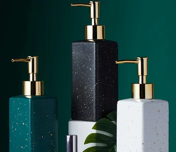 Nordic Ceramic Hand Sanitizer Bottled Bathroom Lotion Bottle Shampoo Shower Gel Pressed Bottle Bathroom Decor Accessories LF863
Nordic Ceramic Hand Sanitizer Bottled Bathroom Lotion Bottle Shampoo Shower Gel Pressed Bottle Bathroom Decor Accessories LF863