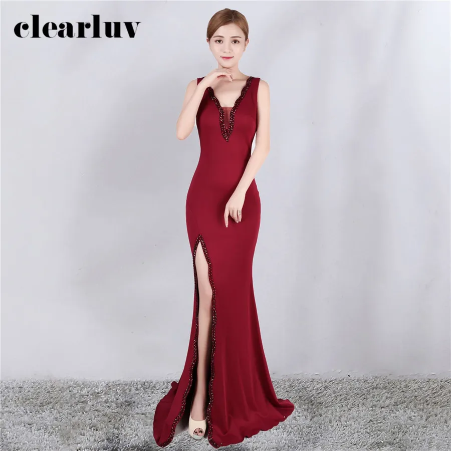 Long Evening Dress Red Sexy High Split Robe De Soiree Plus Size Mermaid Prom Gowns DX360-1Slim 2020 Stylish Formal Party Dress
Long Evening Dress Red Sexy High Split Robe De Soiree Plus Size Mermaid Prom Gowns DX360-1Slim 2020 Stylish Formal Party Dress