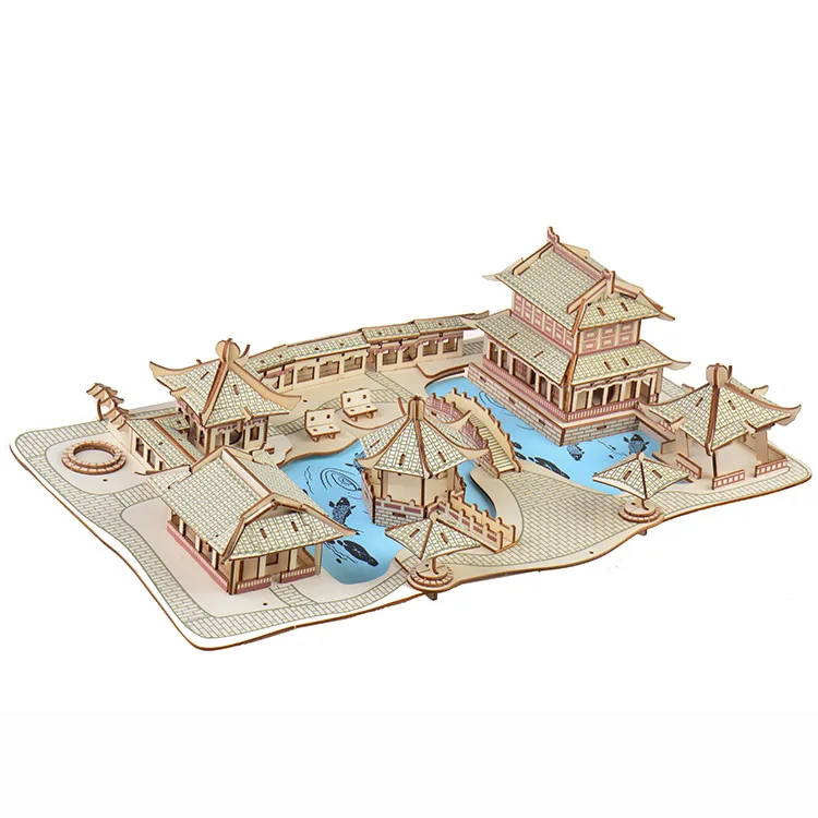 Suzhou Gardens 3D Wooden 3D Puzzle Model Logical Thinking Reasoning Training Toy Children'S Educational Wooden Toys
Suzhou Gardens 3D Wooden 3D Puzzle Model Logical Thinking Reasoning Training Toy Children'S Educational Wooden Toys