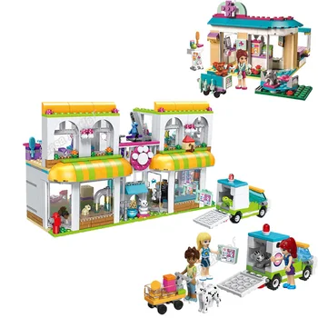 New Girl Friends Pet Center HeartLake Hospital Building Blocks Model Toys Christmas Gifts For Children 41345
New Girl Friends Pet Center HeartLake Hospital Building Blocks Model Toys Christmas Gifts For Children 41345