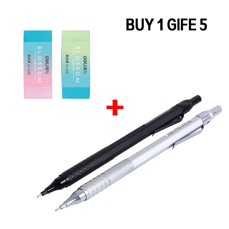 1pcs Mechanical Pencil And 5pcs Eraser 0.5 Mm Movable Pencils Press Pencil Durable Flexible Eraser Rubber Office Eraser Cartoon
1pcs Mechanical Pencil And 5pcs Eraser 0.5 Mm Movable Pencils Press Pencil Durable Flexible Eraser Rubber Office Eraser Cartoon