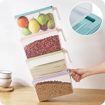 1 Pcs Food Storage Container with Handle & Lid Refrigerator Meal Prep Containers Large Plastic Storage Box for Egg Fruit Beans
1 Pcs Food Storage Container with Handle & Lid Refrigerator Meal Prep Containers Large Plastic Storage Box for Egg Fruit Beans