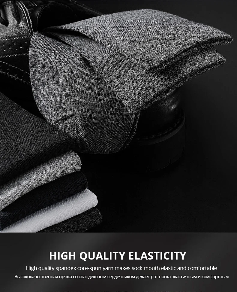 Tanio Box Pack męskie bawełniane skarpetki 10 par/pudło czarne biznesowe sklep