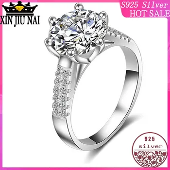 100% 925 sterling silver Big caratlaid double row women's six-claw crown wedding simulation diamond aquamarine ring
100% 925 sterling silver Big caratlaid double row women's six-claw crown wedding simulation diamond aquamarine ring