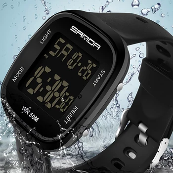 SANDA Fashion Sport Stopwatch Men's Military Digital LED Watch Waterproof S Shock Luminous Electronic Students Wristwatches 
SANDA Fashion Sport Stopwatch Men's Military Digital LED Watch Waterproof S Shock Luminous Electronic Students Wristwatches