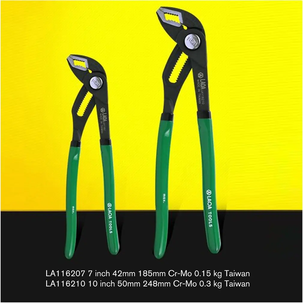 LAOA Water Pump Pliers Plumber Pipe Universal Wrench Plumbing Grip Pipe Combination Pliers Plumber Hand Tools
LAOA Water Pump Pliers Plumber Pipe Universal Wrench Plumbing Grip Pipe Combination Pliers Plumber Hand Tools