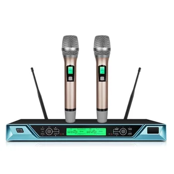 Handheld Wireless System UHF Dynamic Microphone Karaoke 2 Handheld Mikrofon 2 Channels For Church School
Handheld Wireless System UHF Dynamic Microphone Karaoke 2 Handheld Mikrofon 2 Channels For Church School