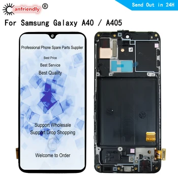 LCD Display For Samsung Galaxy A40 A405 SM-A405FN/DS A405F A405FM LCD display Screen Touch panel Digitizer with frame Assembly
LCD Display For Samsung Galaxy A40 A405 SM-A405FN/DS A405F A405FM LCD display Screen Touch panel Digitizer with frame Assembly