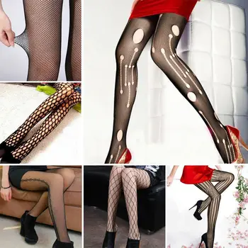 Women Stylish Black Sexy Fishnet Pattern Jacquard Pantyhose Tights Many Styles WATLH0507
Women Stylish Black Sexy Fishnet Pattern Jacquard Pantyhose Tights Many Styles WATLH0507