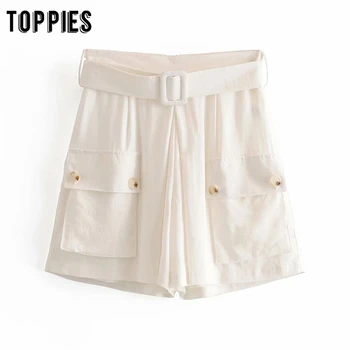 summer white cotton and linen shorts women sashes high waist shorts pockets pantalones cortos mujer
summer white cotton and linen shorts women sashes high waist shorts pockets pantalones cortos mujer