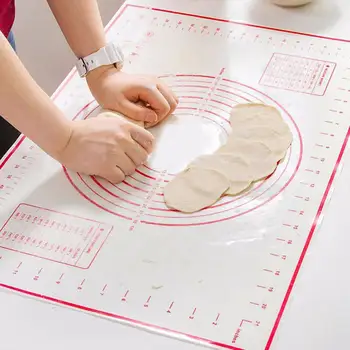 Multi-size Non Stick Silicone Baking Mat With Scale Rolling Dough Pad Kneading Mat Pad Kitchen Cooking Pastry Sheet Oven Liner
Multi-size Non Stick Silicone Baking Mat With Scale Rolling Dough Pad Kneading Mat Pad Kitchen Cooking Pastry Sheet Oven Liner