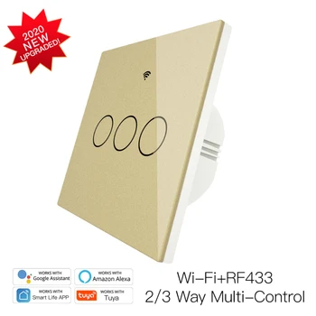 86 Model Smart Touch Switch 2/3 Way Smart Life/Tuya App Control Alexa Google Home Voice Control Wifi+Bluetooth Mode Backlight
86 Model Smart Touch Switch 2/3 Way Smart Life/Tuya App Control Alexa Google Home Voice Control Wifi+Bluetooth Mode Backlight