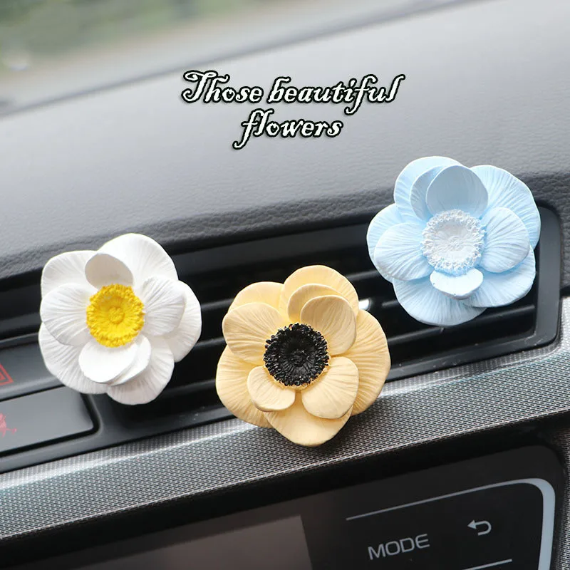 Car air outlet aromatherapy creative anemone air outlet car aroma cute car decoration flower air freshener
Car air outlet aromatherapy creative anemone air outlet car aroma cute car decoration flower air freshener