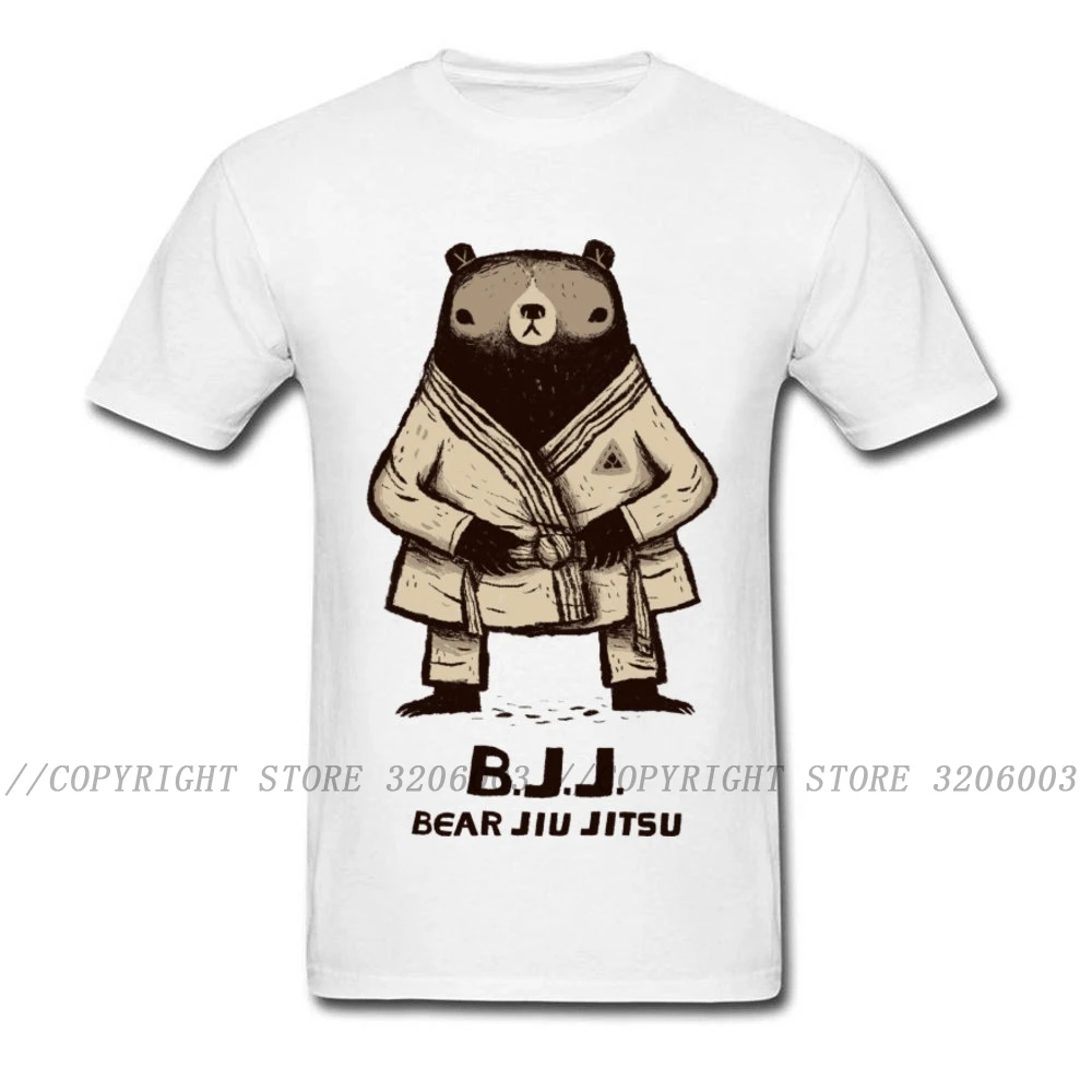 3D печатных футболка Бразильское джиу джицу медведь Jiu Jitsu (джиу джицу) футболки