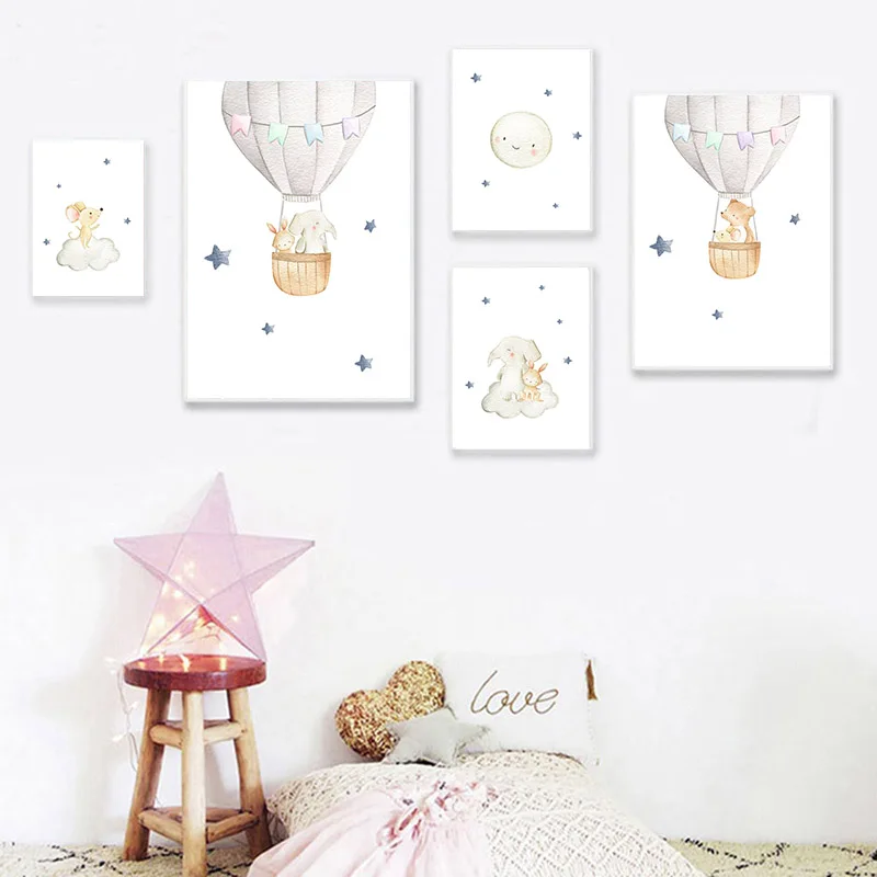 Watercolor Forest Animal Child Poster Baby Nursery Wall Art Print Simple Canvas Painting Nordic Kid Bedroom Decoration Picture
Watercolor Forest Animal Child Poster Baby Nursery Wall Art Print Simple Canvas Painting Nordic Kid Bedroom Decoration Picture