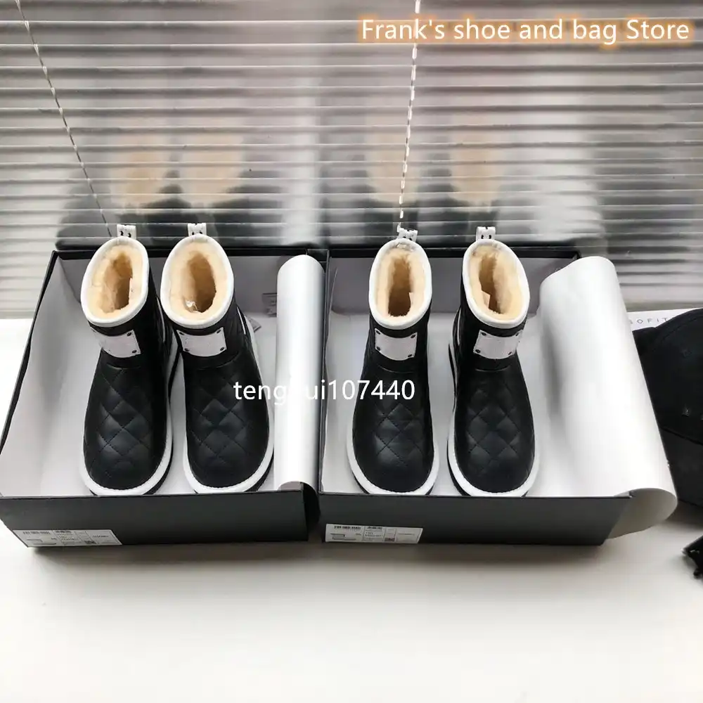 snow boots christmas gifts for women luxury design leather wool