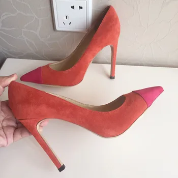 Women high heels suede leather high quality sexy 10cm 12cm thin heel pumps point toe us8 yellow party wedding women pumps shoes
Women high heels suede leather high quality sexy 10cm 12cm thin heel pumps point toe us8 yellow party wedding women pumps shoes