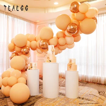 108Pcs Peach18Inch Balloon Garland Arch Kit 4D Rose Gold Foil Balloons For Birthday Anniversary Weddings Party Decor Supplies
108Pcs Peach18Inch Balloon Garland Arch Kit 4D Rose Gold Foil Balloons For Birthday Anniversary Weddings Party Decor Supplies