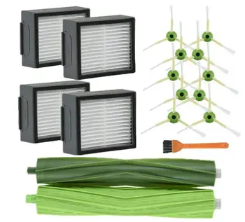 Authentic Replacement Parts Filter for Roomba i7 i7+/i7 Plus E5 E6 E7 Robotic Vacuum Cleaner,4 HEPA Filters +10 Side Brushes+1 P
Authentic Replacement Parts Filter for Roomba i7 i7+/i7 Plus E5 E6 E7 Robotic Vacuum Cleaner,4 HEPA Filters +10 Side Brushes+1 P