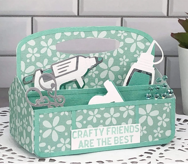 Cutting Dies Craft Tote Box Scrapbook Cardmaking DIY Paper Metal Stencil Surprise Creation | Дом и сад