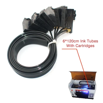 UV Flatbed Printer Parts 6*120cm Ink Tubes With Cartridges For Epson R330 R290 T50 L800 1390 UV flatbed printer
UV Flatbed Printer Parts 6*120cm Ink Tubes With Cartridges For Epson R330 R290 T50 L800 1390 UV flatbed printer
