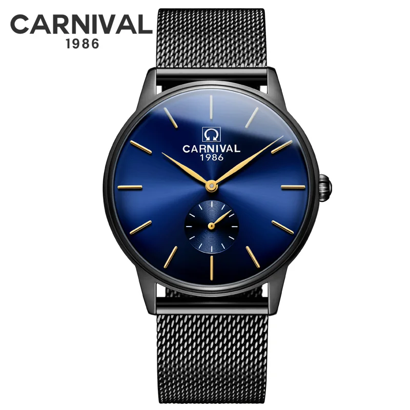 Relogio Masculino CARNIVAL Brand Luxury Watch Men Fashion Waterproof Ultra Thin Stainless Steel Quartz Wrist Watches Clock 2020
Relogio Masculino CARNIVAL Brand Luxury Watch Men Fashion Waterproof Ultra Thin Stainless Steel Quartz Wrist Watches Clock 2020