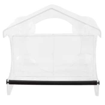 1pc Acrylic Pet Bird Feeder Tool Wall-mounted Acrylic Pet Bird Feeding Tool Bird Feeding Container for Small Pet Feeding Use
1pc Acrylic Pet Bird Feeder Tool Wall-mounted Acrylic Pet Bird Feeding Tool Bird Feeding Container for Small Pet Feeding Use