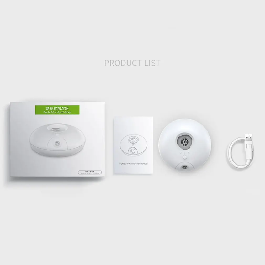 Mini Portable Air Humidifier Travel USB Battery Powered Personal Humidifier Room Humidifier for Home Office 
Mini Portable Air Humidifier Travel USB Battery Powered Personal Humidifier Room Humidifier for Home Office