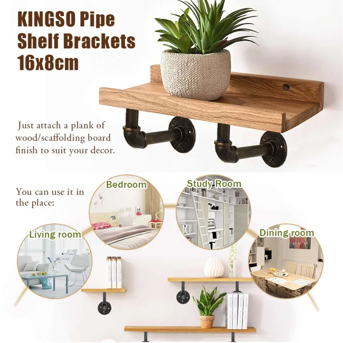 4pcs 6.5x6x1.6cm Pipe Shelf Bracket Iron Industrial Pipe Shelf Bracket Mounting Bracket Holder Storage Holders Racks Home
4pcs 6.5x6x1.6cm Pipe Shelf Bracket Iron Industrial Pipe Shelf Bracket Mounting Bracket Holder Storage Holders Racks Home