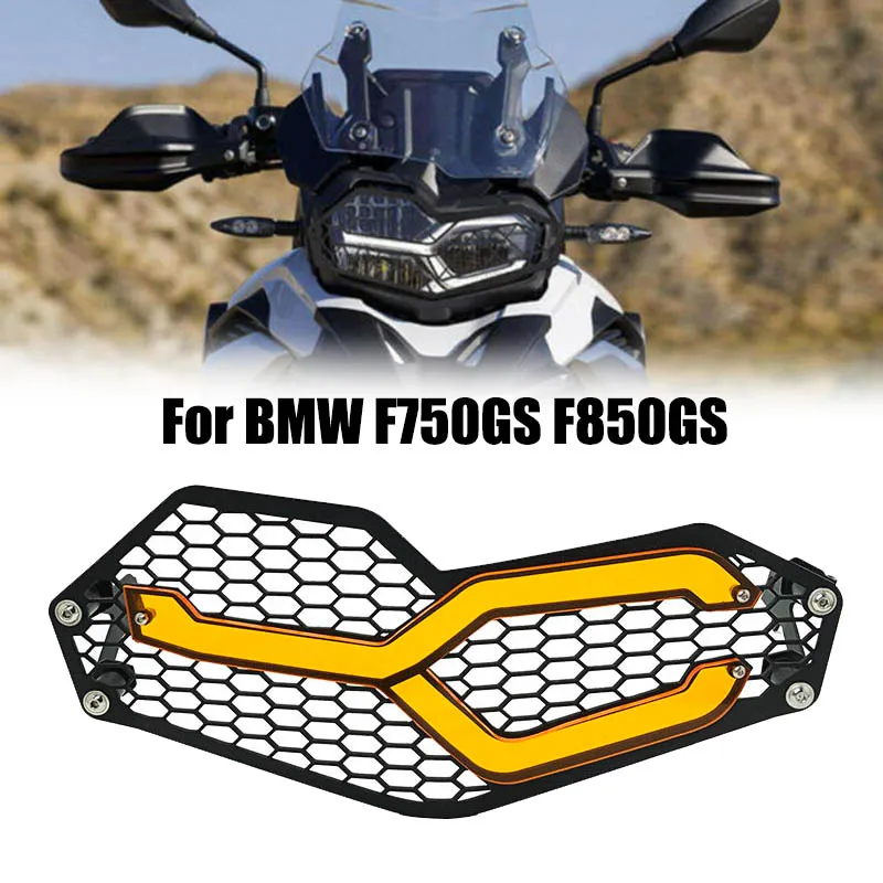 For BMW F750GS F850GS Headlight Guard F 750 850 GS 750GS 850GS 2018-2021 2020 Motorcycle Head Light Lamp Grille Cover Protector |