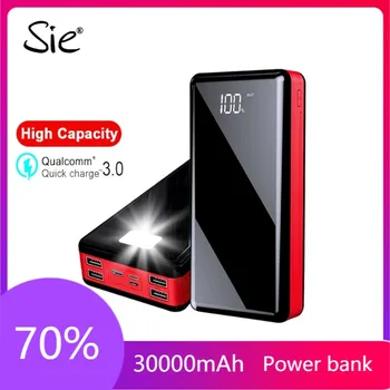 30000mAh Power Bank Large Capacity LCD PowerBank External Battery USB Portable Mobile Phone Charger for Samsung Xiaomi Iphone
30000mAh Power Bank Large Capacity LCD PowerBank External Battery USB Portable Mobile Phone Charger for Samsung Xiaomi Iphone
