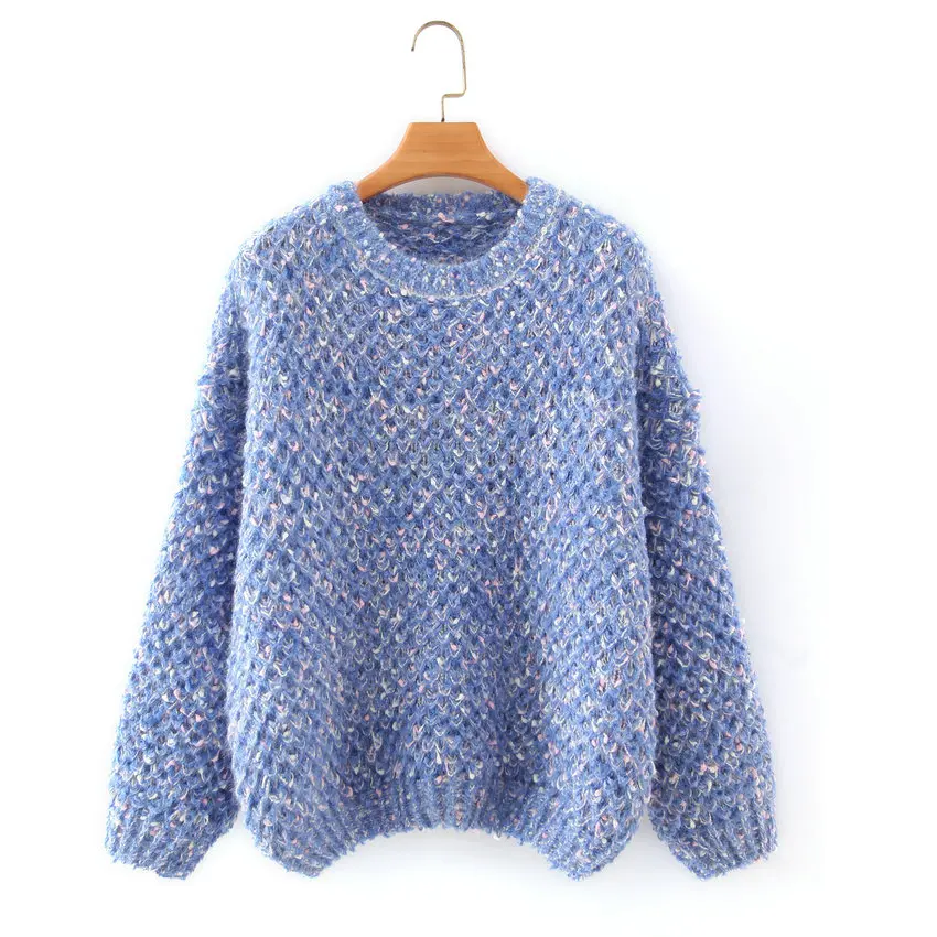 Korean Women Oversized Cozy Sweater Chunky Knitted Pullover Winter Blue O-Neck Soft Warm Jumper Mujer Pull Bulky Knitwear 2020
Korean Women Oversized Cozy Sweater Chunky Knitted Pullover Winter Blue O-Neck Soft Warm Jumper Mujer Pull Bulky Knitwear 2020