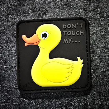 Don't Touch My 3D PVC Rubber Big Yellow Duck Patch Outdoor Personality Recognition Velcro Chapter Backpack DIY Stickers
Don't Touch My 3D PVC Rubber Big Yellow Duck Patch Outdoor Personality Recognition Velcro Chapter Backpack DIY Stickers